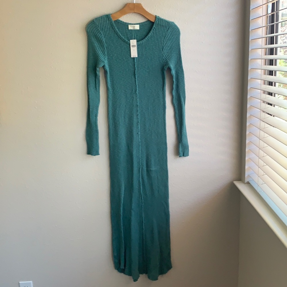 Anthropologie henley maxi dress